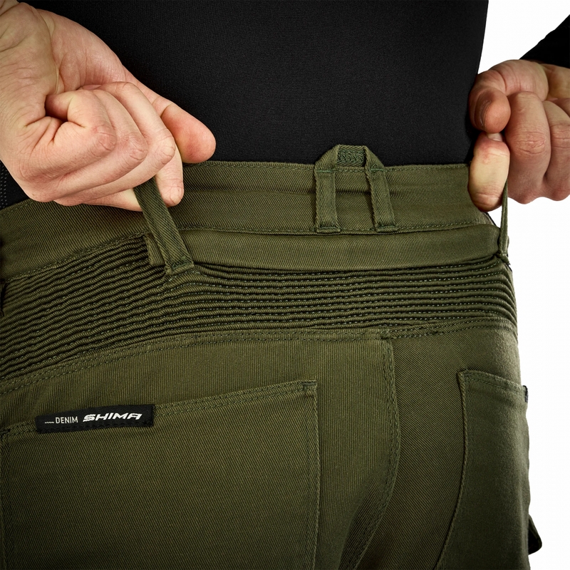 Shima Giro 3.0 erweiterte Motorradhose khaki