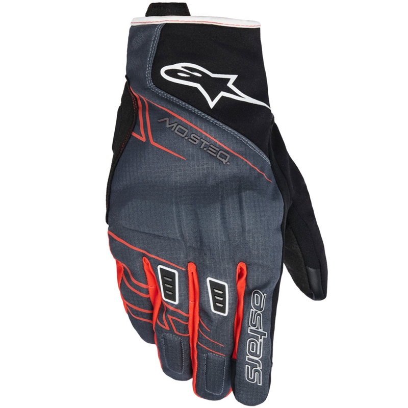 Alpinestars MOBLAST WASSERDICHTE Motorradhandschuhe schwarz-anthrazit-orange