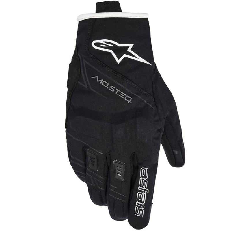 Alpinestars STELLA MOBLAST WASSERDICHTE Damen-Motorradhandschuhe schwarz-weiß cremeweiß