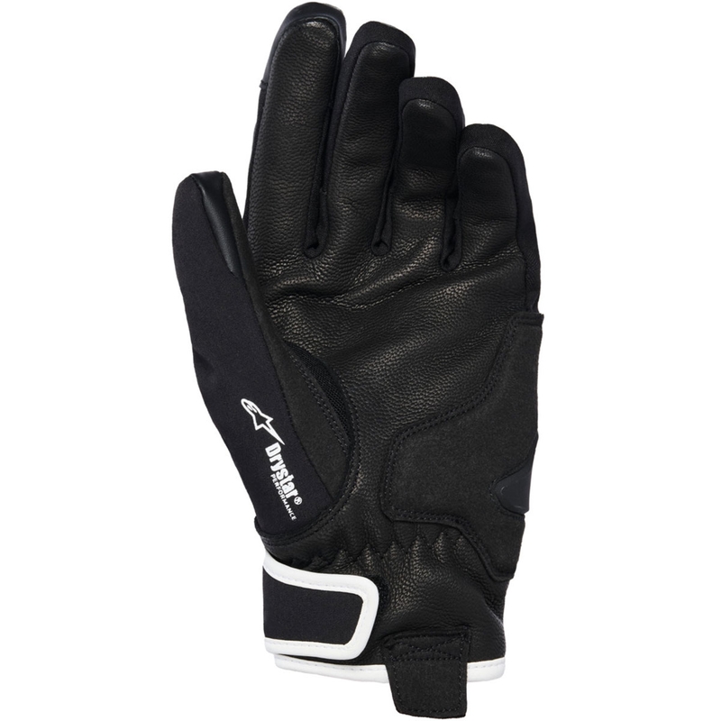 Alpinestars STELLA MOBLAST WASSERDICHTE Damen-Motorradhandschuhe grau-schwarz-fluoreszierend pink-türkis-weiß