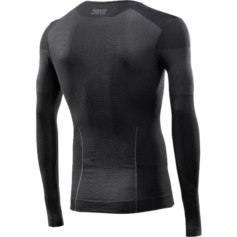 Funktionelles Langarm-T-Shirt SIXS BT TS2L V2 schwarz-dunkelgrau