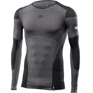 Funktionelles Langarm-T-Shirt SIXS BT TS2L V2 schwarz Carbon