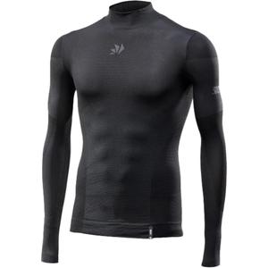 Funktionelles Langarm-T-Shirt SIXS BT TS3L V2 schwarz-dunkelgrau