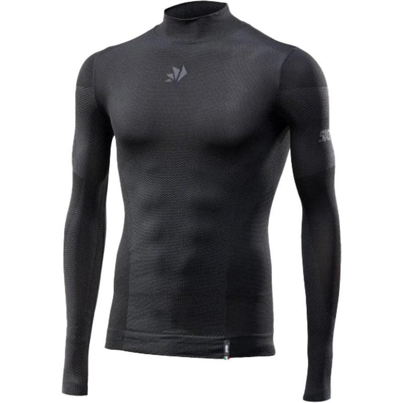 Funktionelles Langarm-T-Shirt SIXS BT TS3L V2 schwarz-dunkelgrau