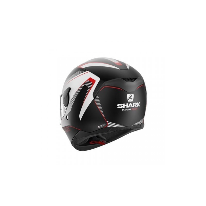 Integralhelm SHARK D-SKWAL Rakken schwarz-weiß-rot