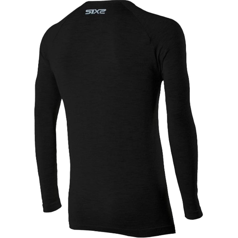 Thermo-Langarmshirt SIXS TS2 MERINOS schwarz
