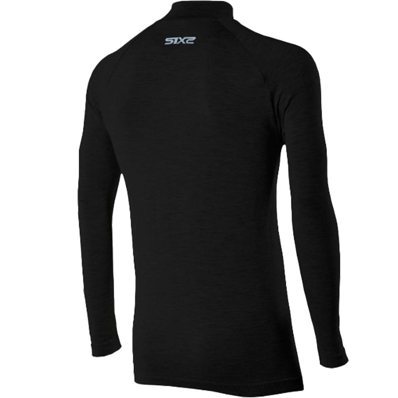 Thermo-Langarmshirt SIXS TS3 MERINOS schwarz