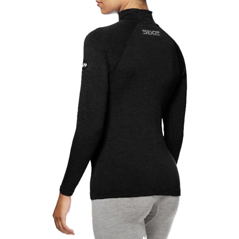 Thermo-Langarmshirt SIXS TS3 MERINOS schwarz