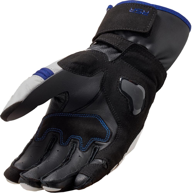 Revit RSR 5 Motorradhandschuhe weiß-blau