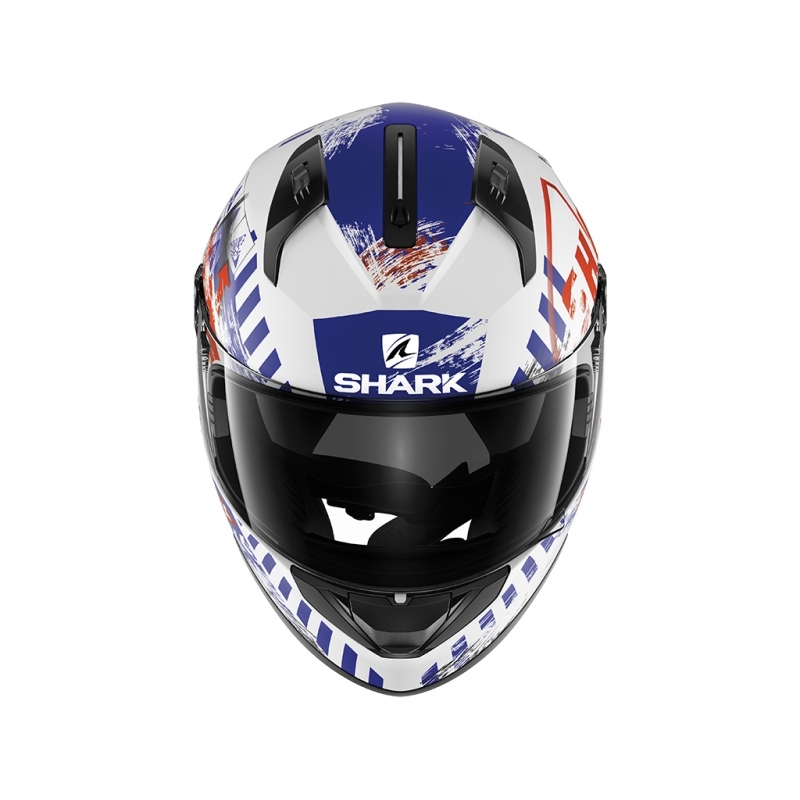 Integralhelm SHARK RIDILL Skyd weiß-blau-rot