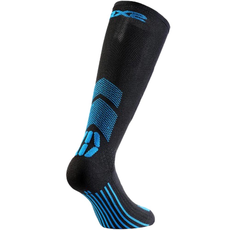 Funktionelle Kniestrümpfe SIXS MOT V3 schwarz-blau