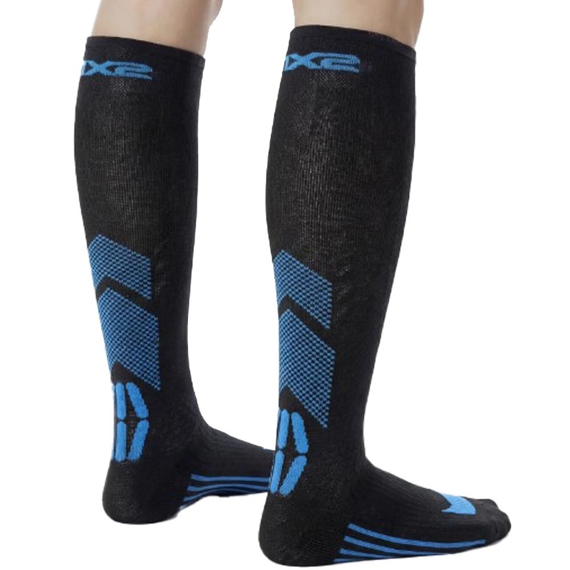 Funktionelle Kniestrümpfe SIXS MOT V3 schwarz-blau