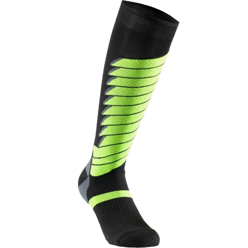 Funktionelle Kniestrümpfe SIXS SPEED V3 schwarz-grün