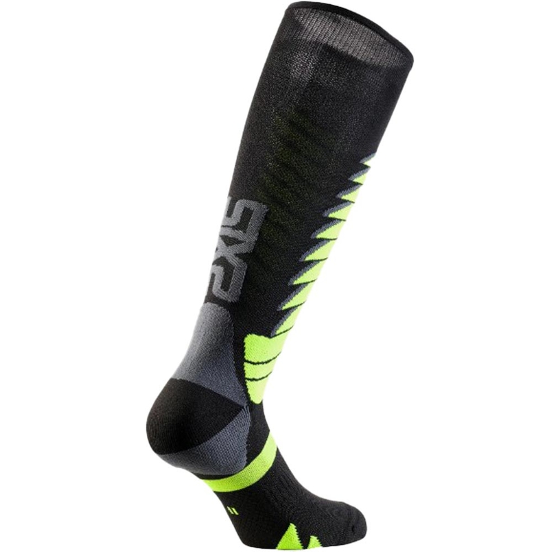 Funktionelle Kniestrümpfe SIXS SPEED V3 schwarz-grün