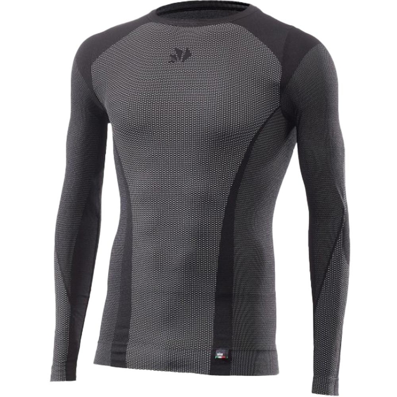 SIXS TS2 V2 Langarm-Funktionsshirt, Schwarz Carbon