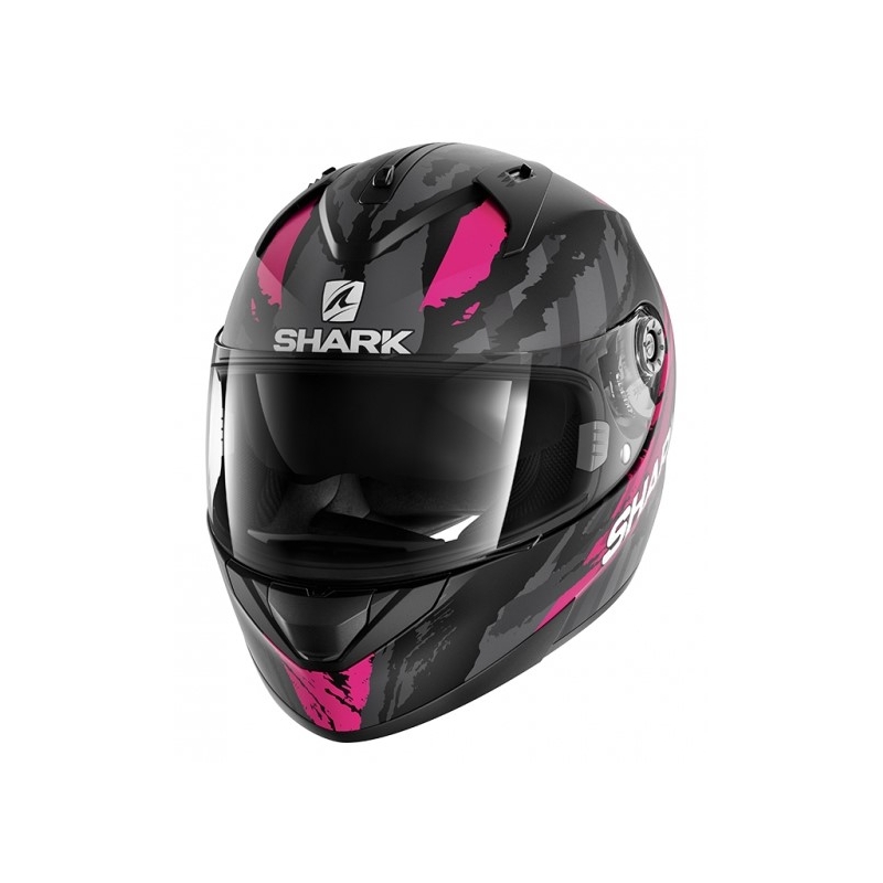 Damen Integralhelm SHARK RIDILL Oxyd Mat schwarz-grau-rosa
