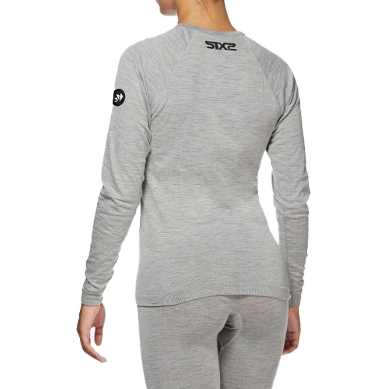 Thermo-Langarmshirt SIXS TS2 MERINOS grau