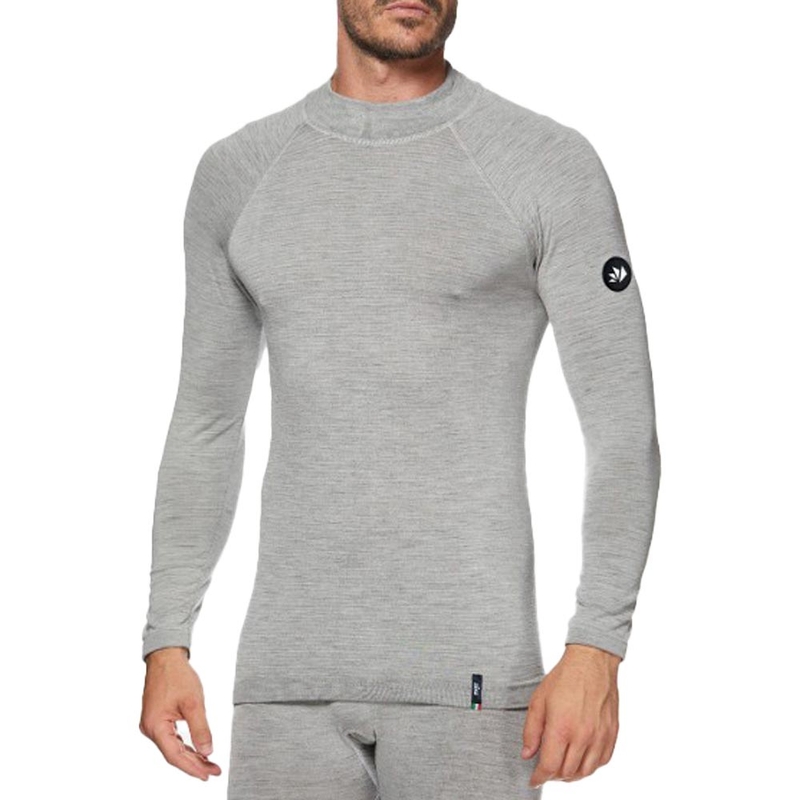 Thermo-Langarmshirt SIXS TS3 MERINOS grau