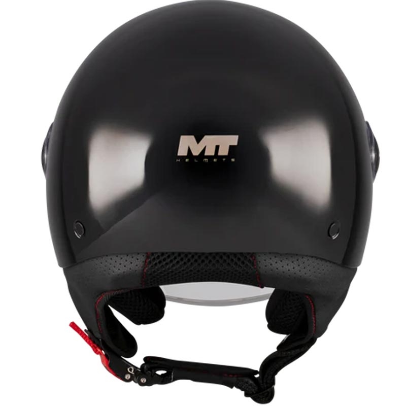 Offener Motorradhelm MT Street S Pure A1 schwarz