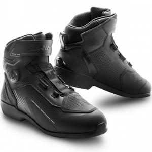 Shima Enzo Air Damen-Motorradstiefel, schwarz-schwarz