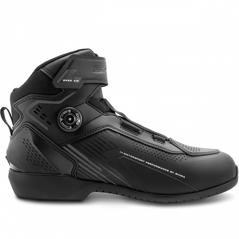 Shima Enzo Air Damen-Motorradstiefel, schwarz-schwarz