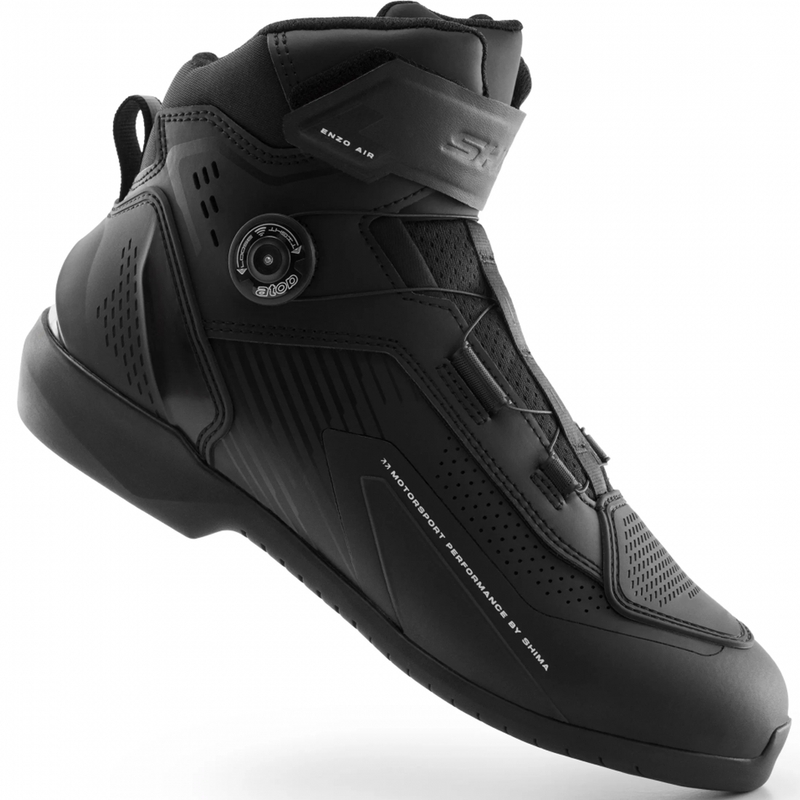 Shima Enzo Air Damen-Motorradstiefel, schwarz-schwarz