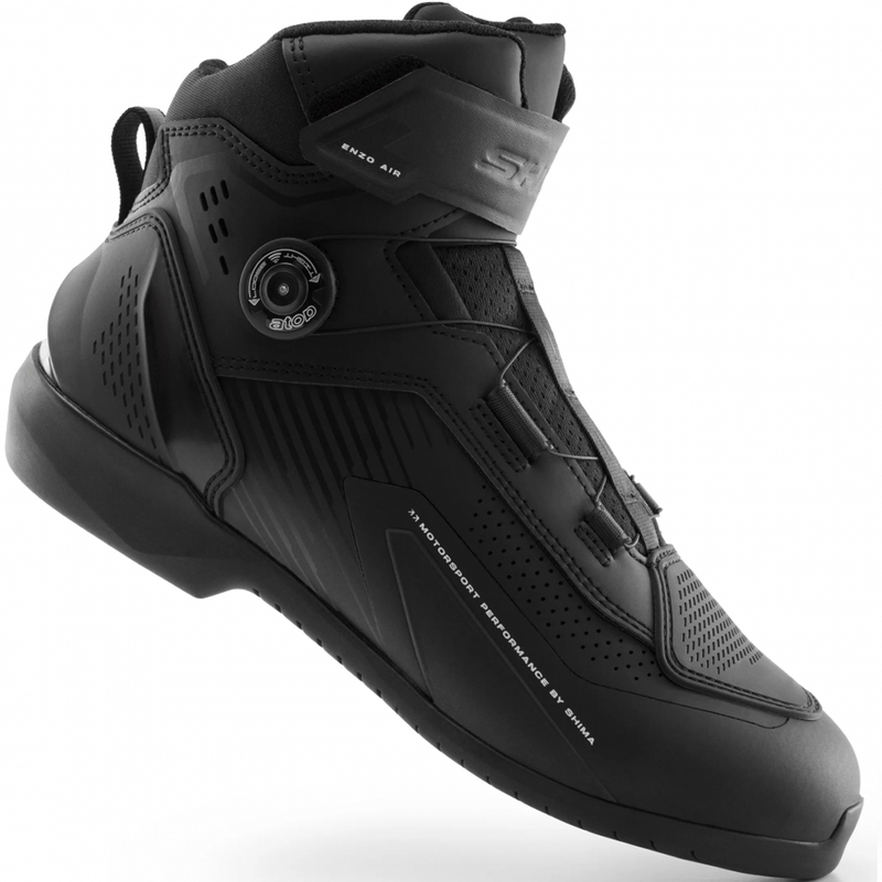 Shima Enzo Air Damen-Motorradstiefel, schwarz-schwarz