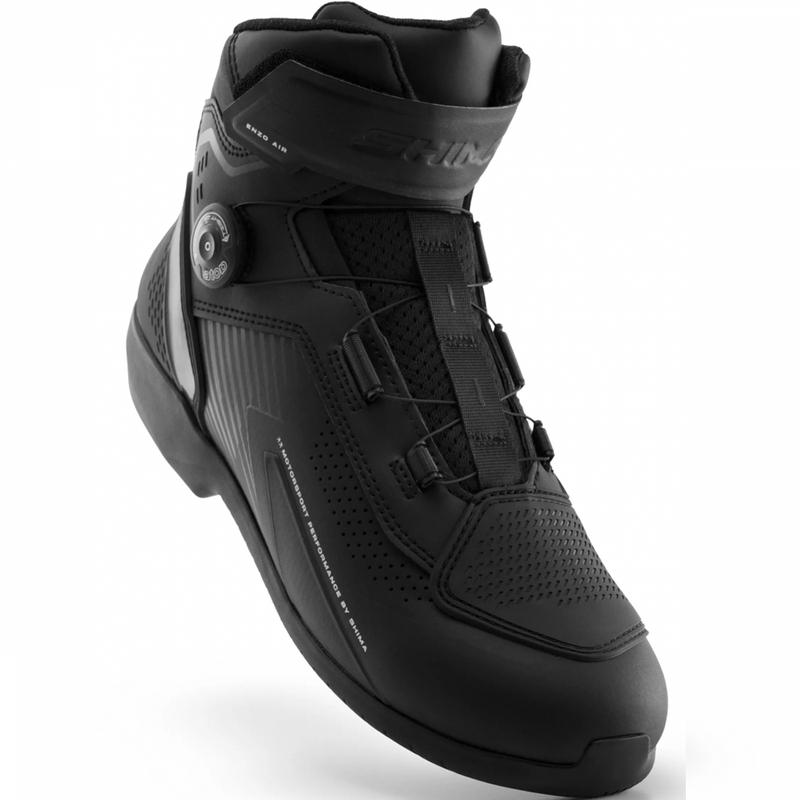 Shima Enzo Air Damen-Motorradstiefel, schwarz-schwarz