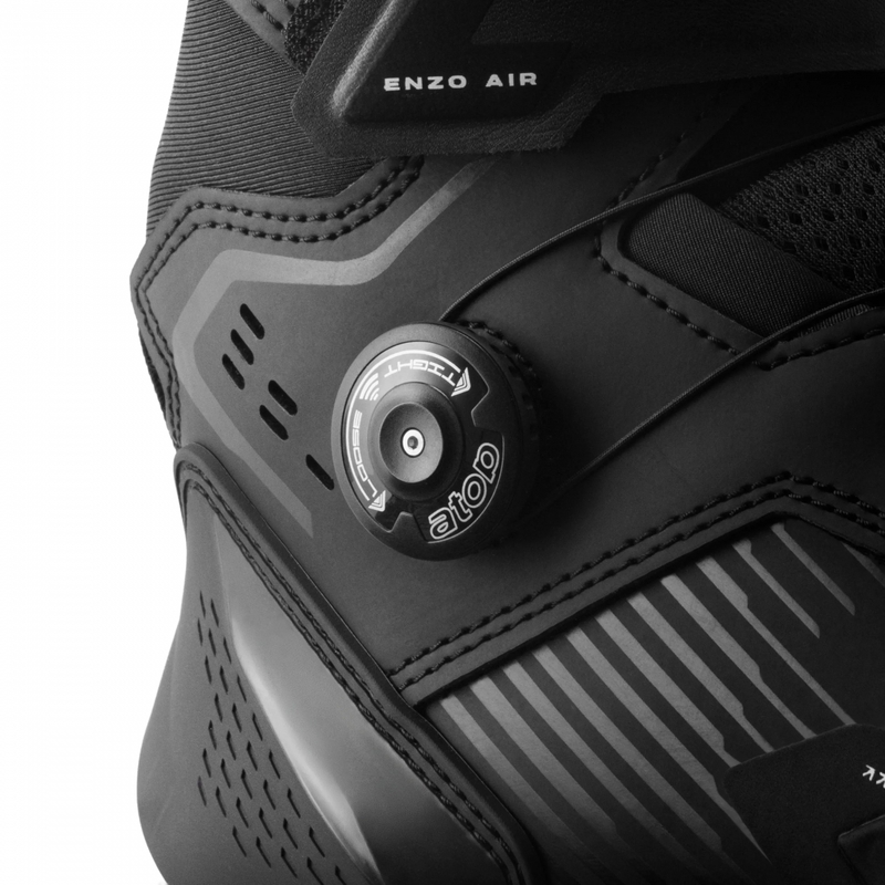 Shima Enzo Air Damen-Motorradstiefel, schwarz-schwarz