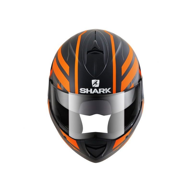 SHARK EVOLINE 3 Corvus Mat schwarz-grau-orange Kipphelm