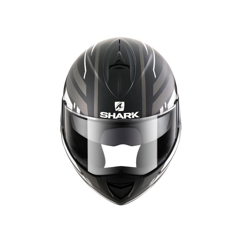 Klapphelm SHARK EVOLINE 3 Corvus Mat Schwarz-Grau-Weiß Ausverkauf