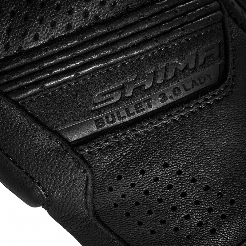Damen-Motorradhandschuhe Shima Bullet 3.0 schwarz