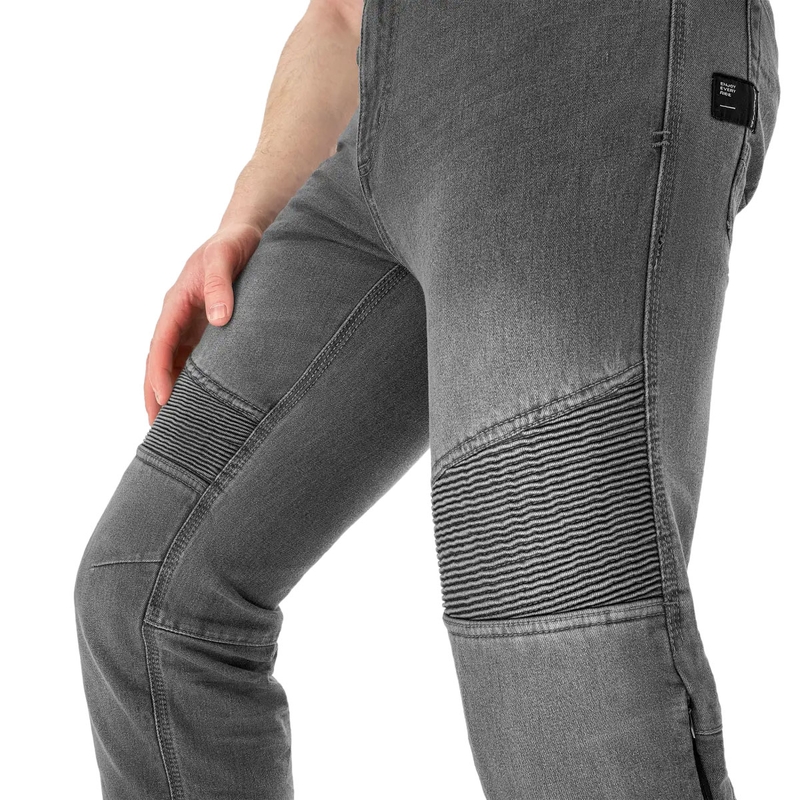 Shima Zenith graue verlängerte Motorradjeans