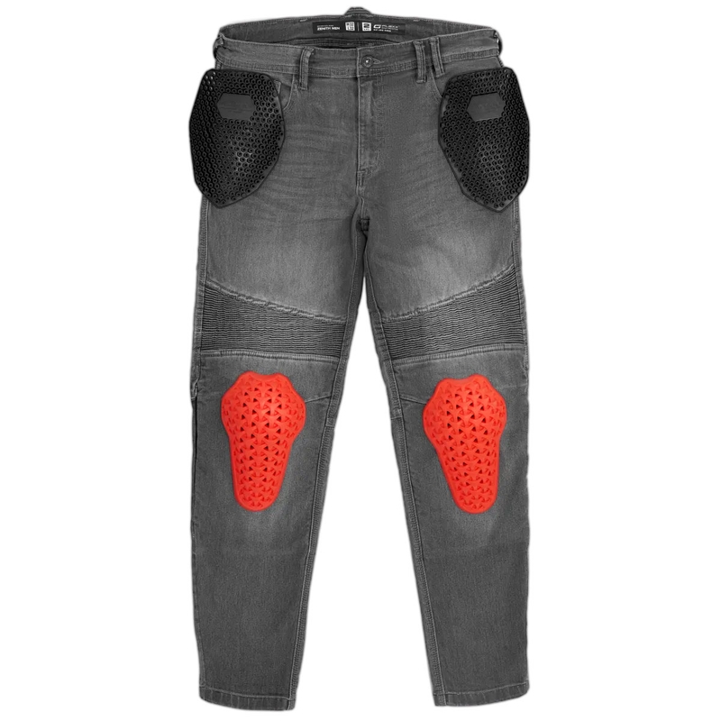 Shima Zenith graue verlängerte Motorradjeans