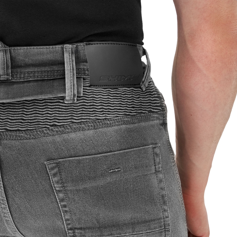 Shima Zenith graue verlängerte Motorradjeans