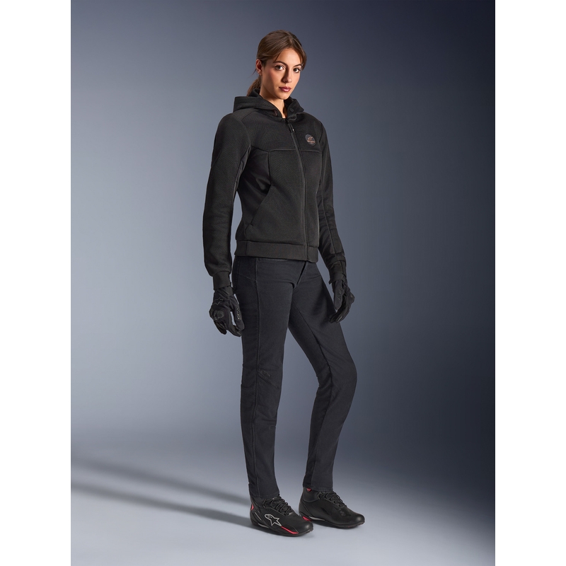 Alpinestars Stella Chrome Superairflow Damen-Motorradjacke, schwarz-kupfer
