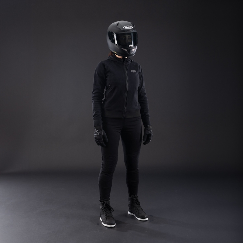 Oxford Armourlite AA Contour Damen-Motorradjacke Schwarz