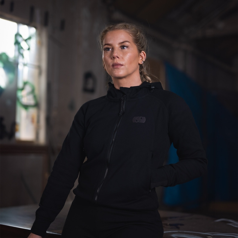 Oxford Armourlite AA Contour Damen-Motorradjacke Schwarz
