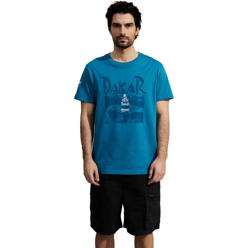 Dakar-Renn-T-Shirt blau