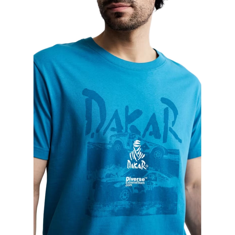 Dakar-Renn-T-Shirt blau