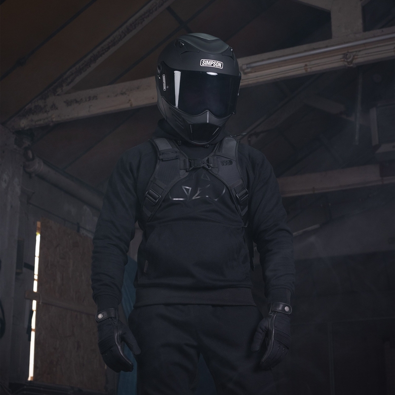 Oxford Armourlite AA Pullon Motorradjacke schwarz