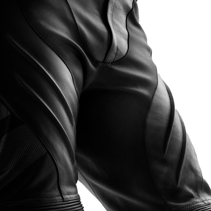 Rebelhorn Inferno Leder-Motorradhose schwarz