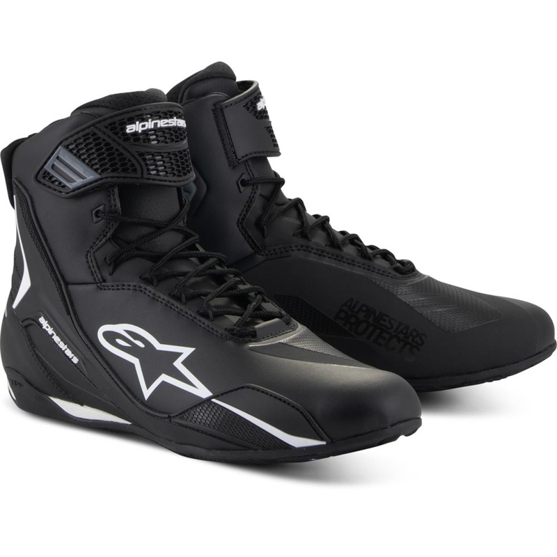 Alpinestars Faster-4 Motorradstiefel schwarz-weiß