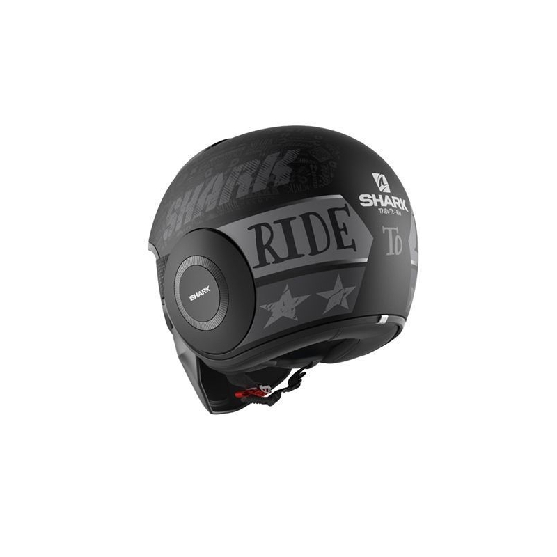 Offener Helm SHARK DRAK Tribute Mat schwarz-grau Ausverkauf