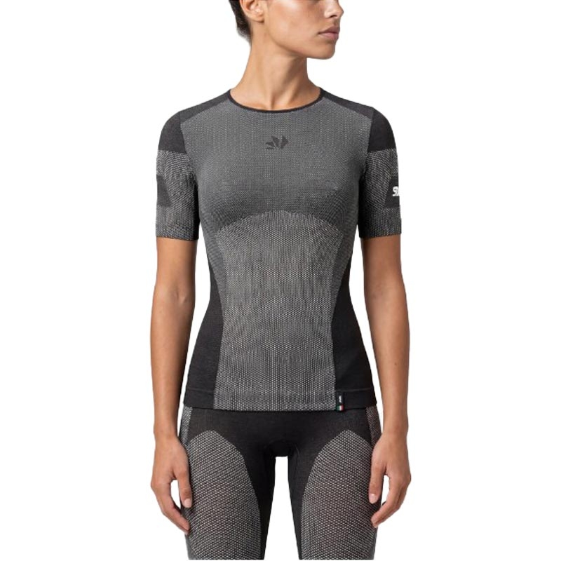 Funktions-T-Shirt SIXS BT TS1L V2 schwarz Carbon