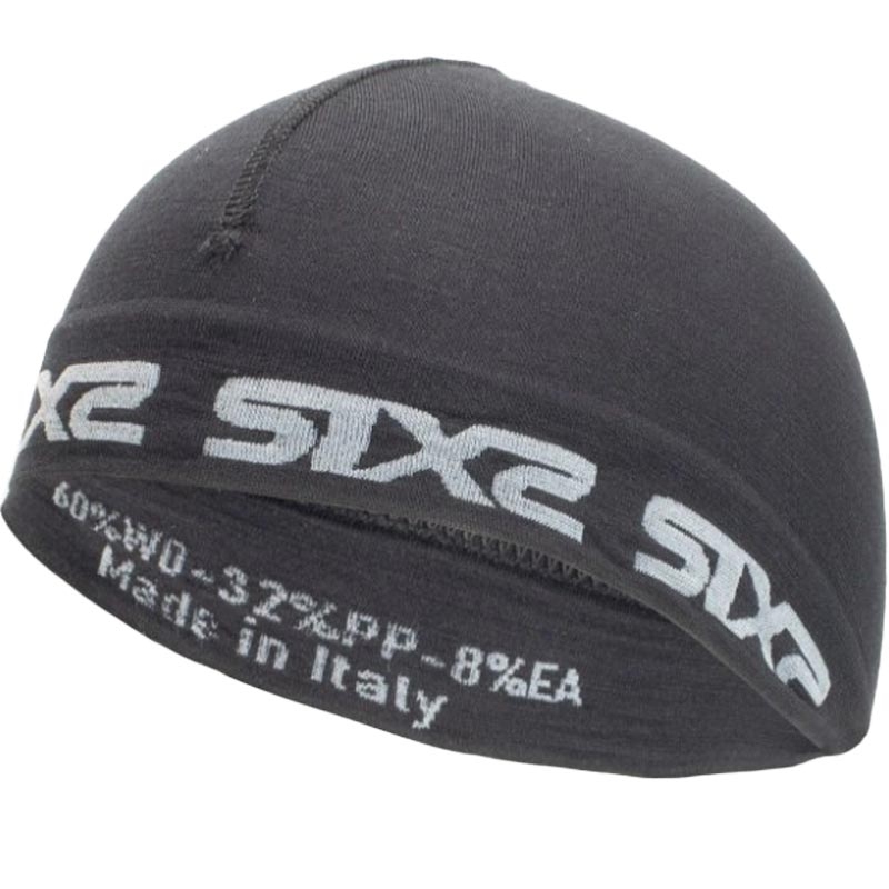 Merinomütze SIXS SCX Merinos schwarz