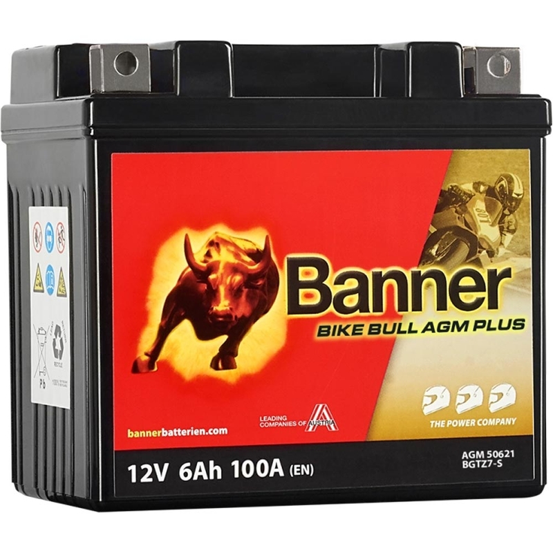 AGM-Batterie Banner Bike Bull AGM PLUS AGM PLUS 506 21 / BGTZ7-S - GTZ7-S