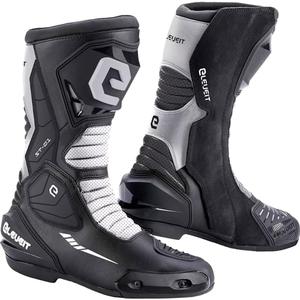 Eleveit ST-01 Motorradstiefel schwarz-weiß