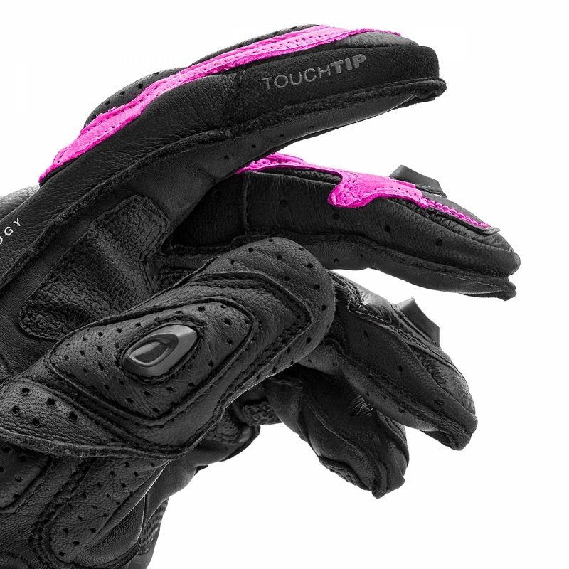Damen-Motorradhandschuhe Shima RS-3 pink