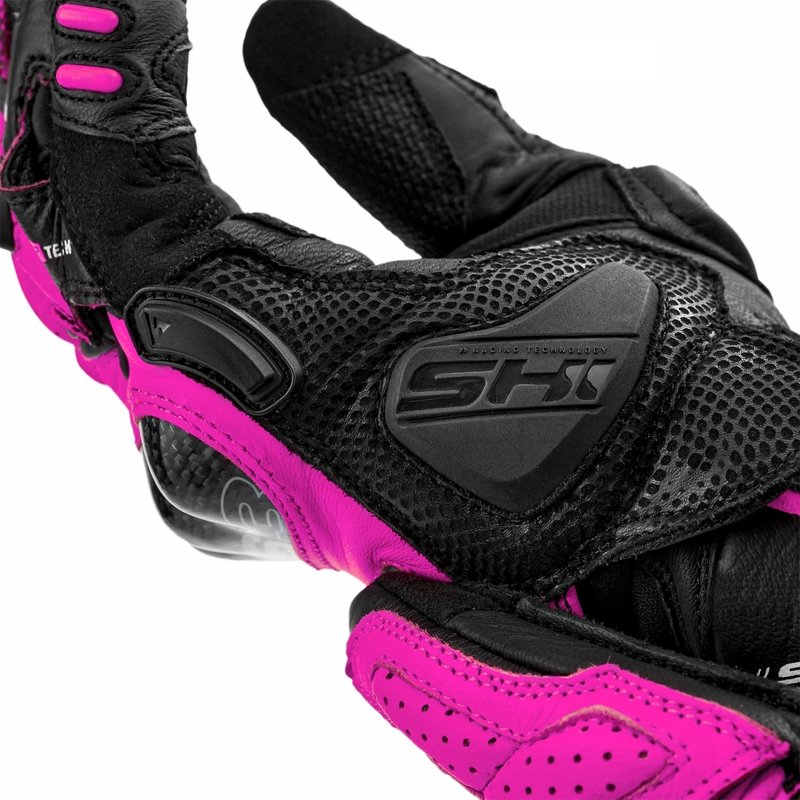 Damen-Motorradhandschuhe Shima RS-3 pink